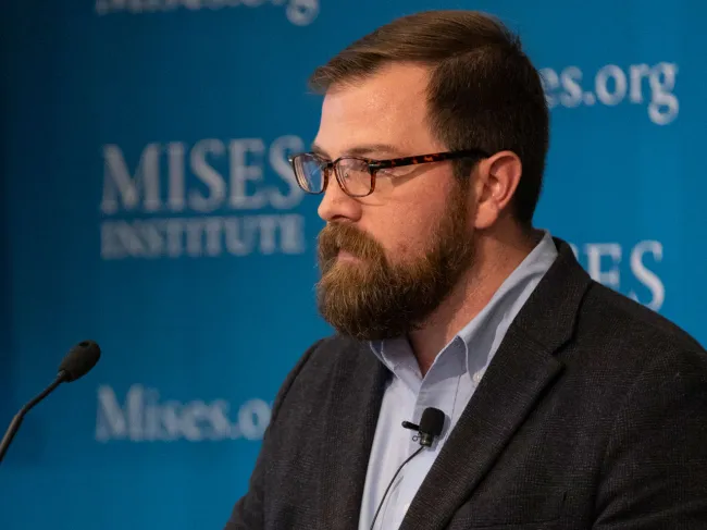 Jonathan Newman at the Human Action Conference, 2024